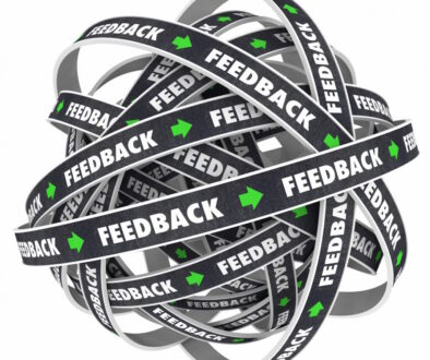 Feedback Loop Comments Response Roads Words 3d Illustration